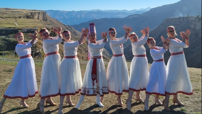 Артисты из Марий Эл выступили на горном плато в Дагестане