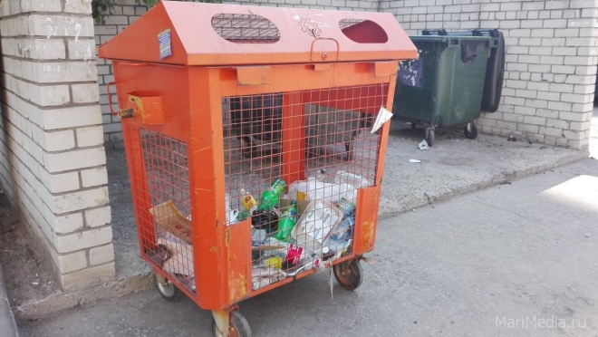 В Йошкар-Оле установят мусорные контейнеры для пластиковой посуды