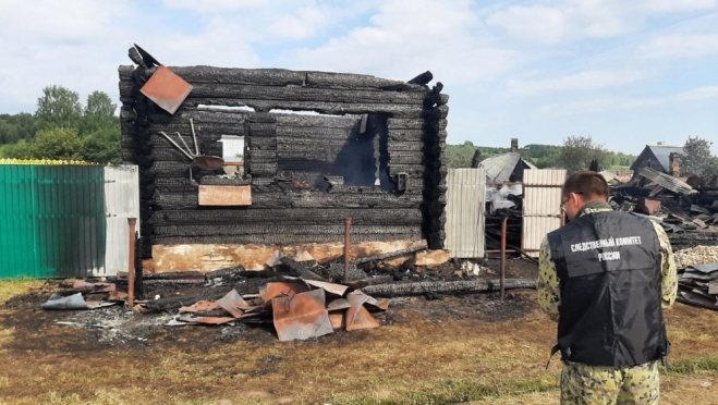 В МЧС Марий Эл сообщили подробности трагического пожара в Моркинском районе