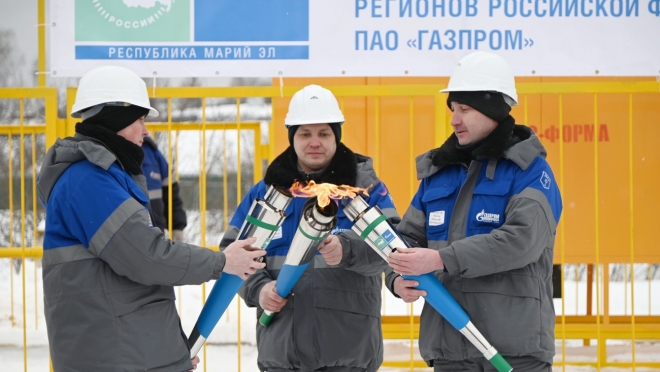 В Звениговском районе введен в эксплуатацию газопровод для газификации села Сидельниково
