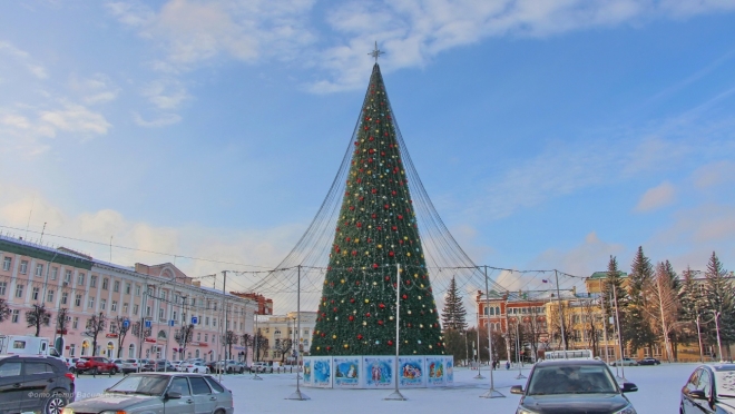 В Йошкар-Оле до конца февраля запрещена остановка и стоянка транспорта на площади Ленина