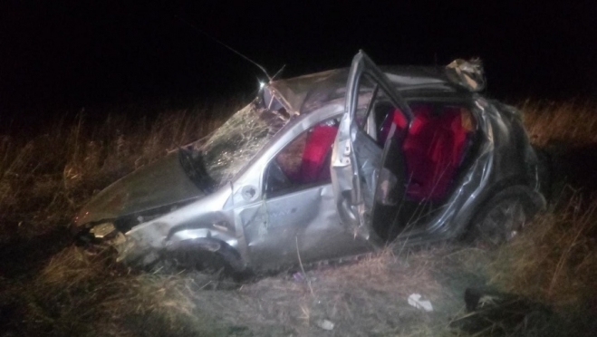 На Санчурском тракте пьяный водитель вылетел в кювет