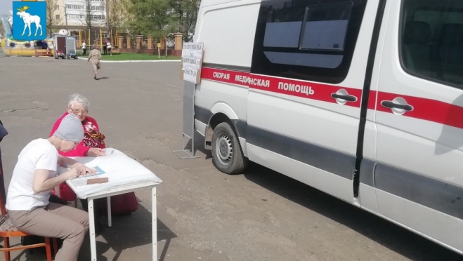 Мобильный пункт вакцинации на площади им.Никонова будет работать один день