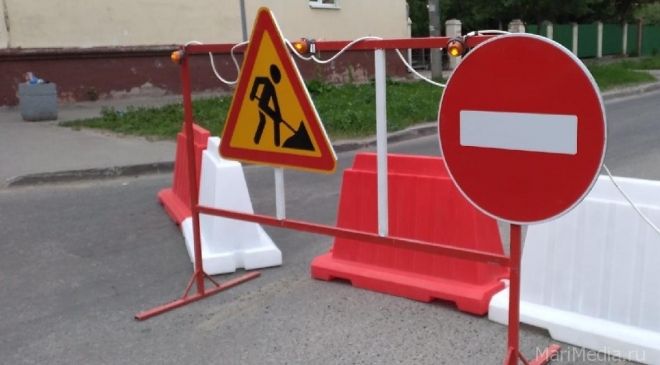 В Йошкар-Оле на бульваре Данилова ограничили движение