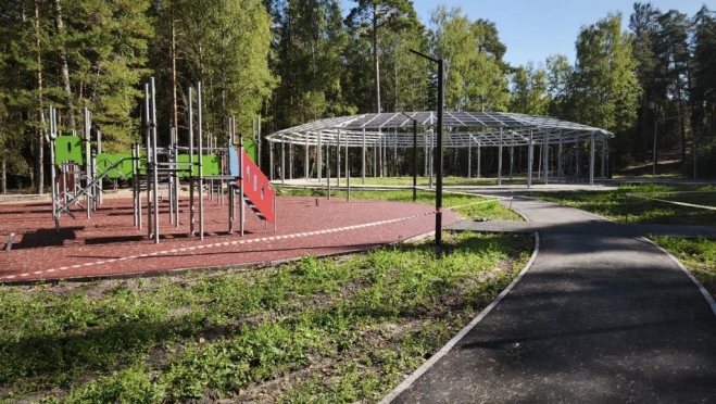 В Звенигово готовят к открытию лыжероллерную трассу