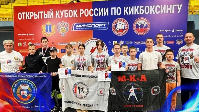 Кикбоксеры Марий Эл завоевали четыре медали на Кубке России в Ульяновске