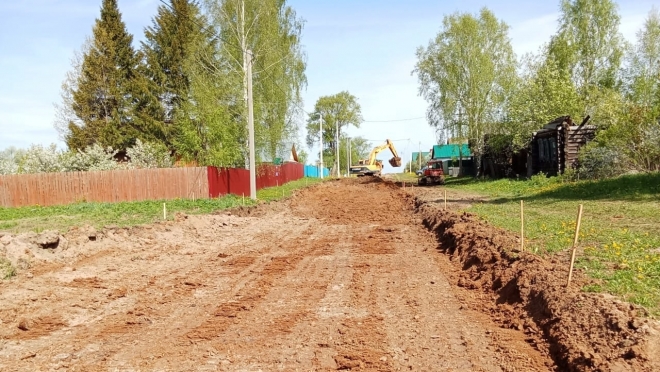 В Советском районе строят дорогу между Большой и Малой Руясолой