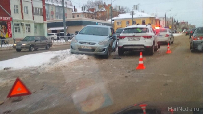 В Йошкар-Оле отмечен рост числа автостолкновений