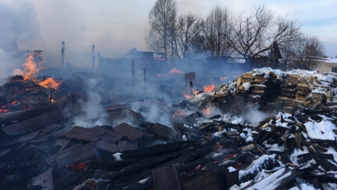 В Моркинском районе на пепелище нашли несколько трупов