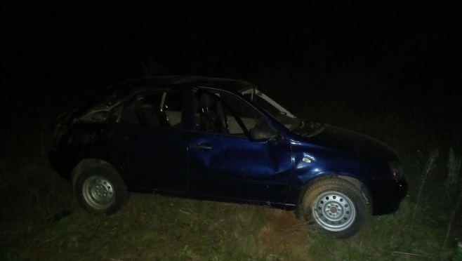 В Мари-Турекском районе пьяный водитель перевернулся на машине