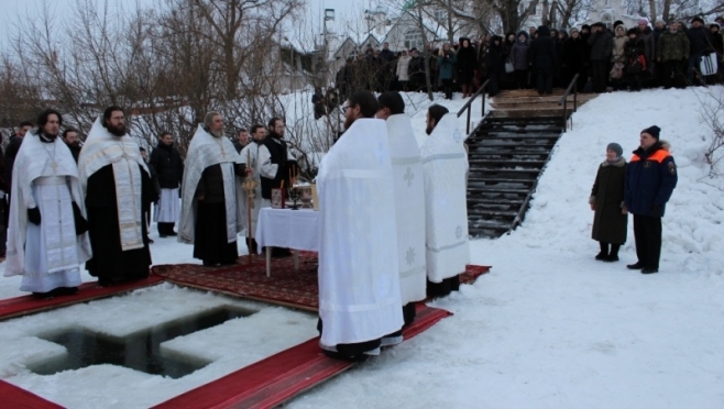 Утром в Йошкар-Оле состоится водосвятный молебен на иордани