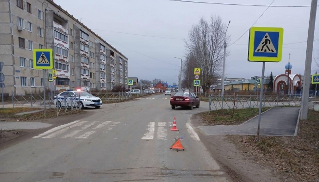 В Волжском районе водитель иномарки сбил девочку-пешехода