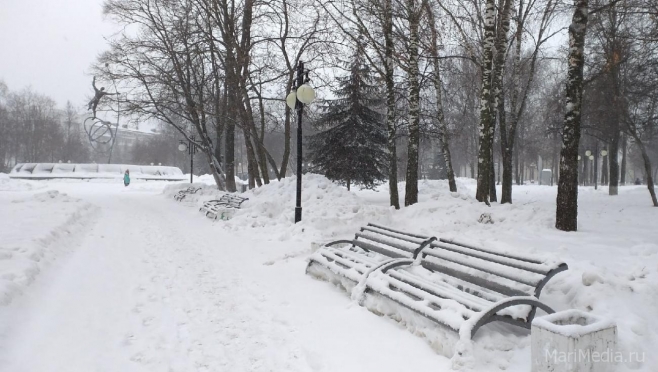 В Марий Эл в последний день января выпало 30% месячной нормы осадков