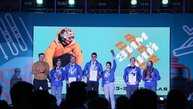 Лыжники МарГУ заработали шесть медалей на всероссийском зимнем фестивале