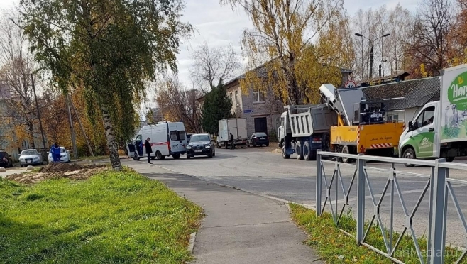 В Медведево машина скорой помощи попала в аварию