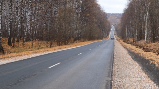 В Горномарийском районе завершён ремонт на двух участках дорог