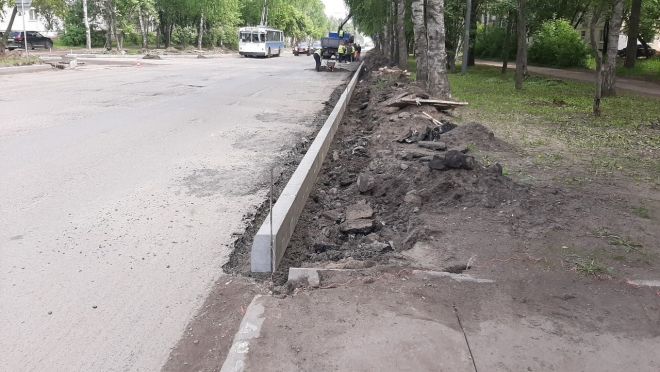 Улицы Йошкар-Олы ремонтируют в рамках национального проекта БКАД