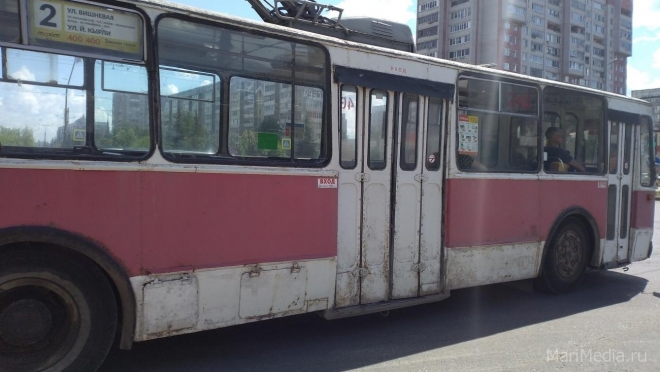 В Йошкар-Оле временно изменили маршрут движения троллейбусы № м2 и № 3