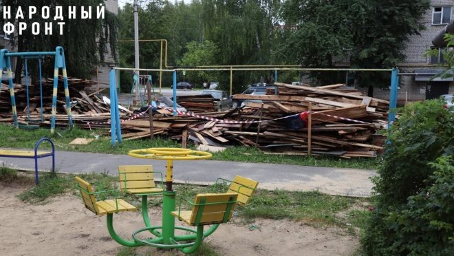 В Йошкар-Оле после вмешательства ОНФ на улице Медицинской начали сносить сараи