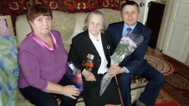 Жительница Семёновки отметила своё 95-летие