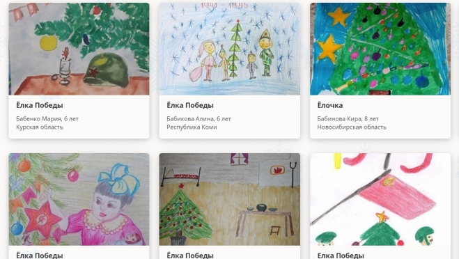 На сайте Музея Победы началось голосование за Новогодние открытки