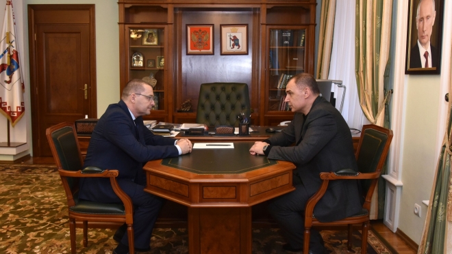 Юрий Зайцев встретился с вновь назначенным министром внутренних дел по Марий Эл Андреем Вырвичем