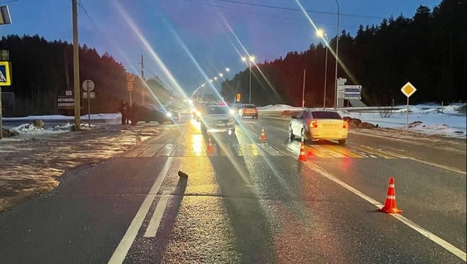 В Волжске водитель иномарки сбил человека на пешеходном переходе