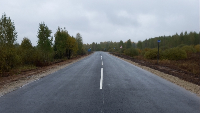 В Марий Эл завершили ремонт дороги «Красный Мост – Килемары – Шаранга»