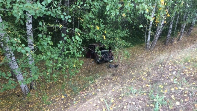 На 5 км автодороги «Звенигово – Помары» машина вылетела в кювет