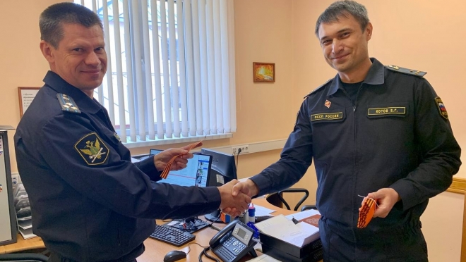 Судебные приставы Марий Эл участвуют в акции «Георгиевская ленточка»