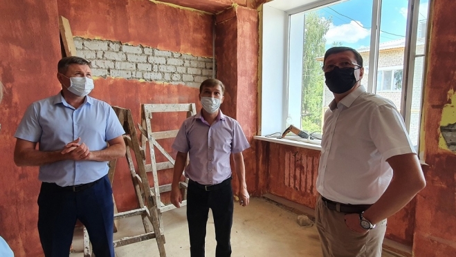 В посёлке Морки проводится капитальный ремонт детской школы искусств