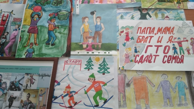 В Марий Эл подвели итоги конкурса рисунков и фотографий «Папа, мама, я – ГТО сдает семья»