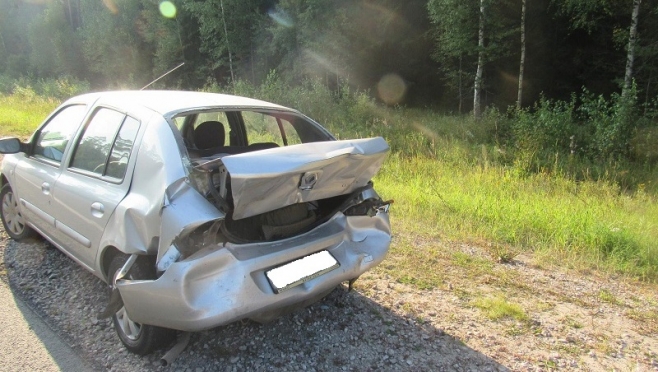 В Марий Эл столкнулись два автомобиля Renault