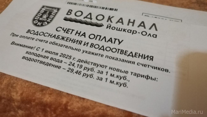 В почтовых ящиках жители Йошкар-Олы обнаружили повторные квитанции за воду