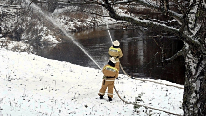 С начала года пожарные-добровольцы боролись с огнём 12 раз