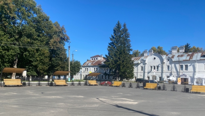 В посёлке Юрино есть своя Красная площадь