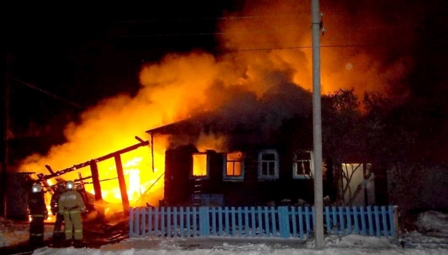 В Мари-Турекском районе в огне погиб мужчина