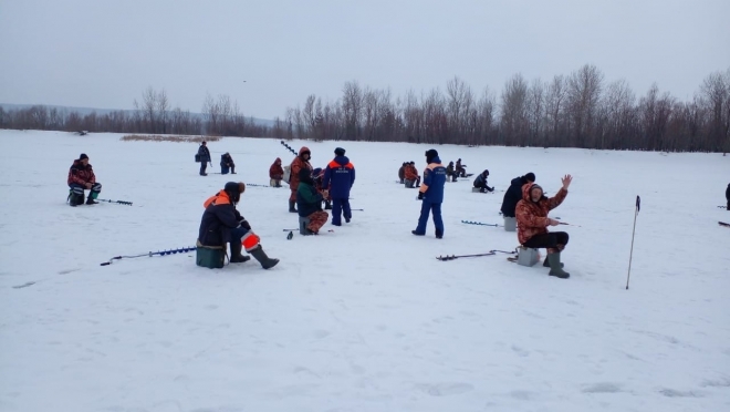 На Малой Кокшаге из-за сточных вод есть большая вероятность провалов под лёд