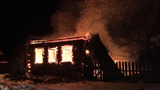 В Моркинском районе из-за неисправного дымохода сгорел дом