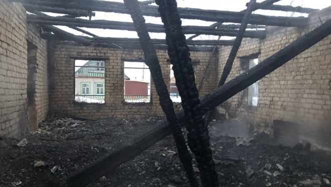 В Волжском районе в частном доме сгорел мужчина