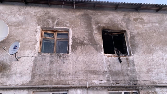 В Медведевском районе в пожаре пострадала 59-летняя женщина