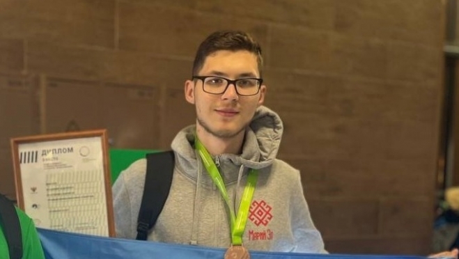 Студент из Йошкар-Олы завоевал бронзовую медаль на Чемпионате «Профессионалы»