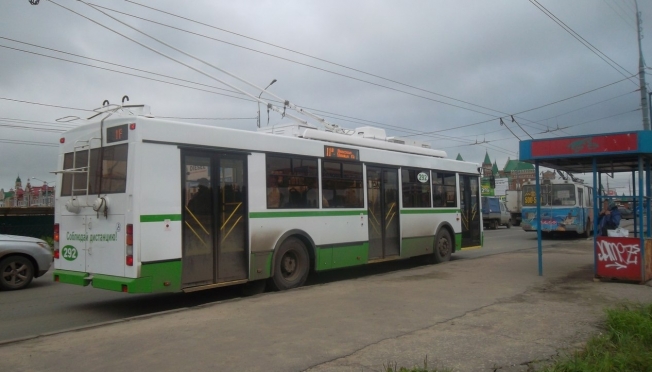 Схема движения троллейбусов по Сомбатхею