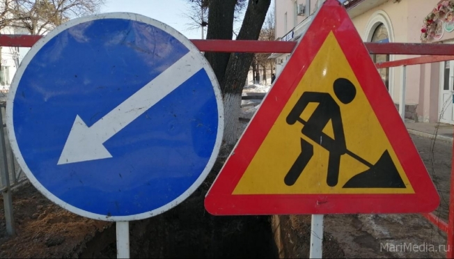 В Йошкар-Оле снова перекрывают участок улицы Советской