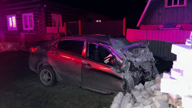 В Горномарийской деревне разбился водитель иномарки