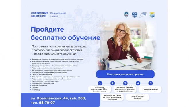 Федеральный проект «Содействие занятости»