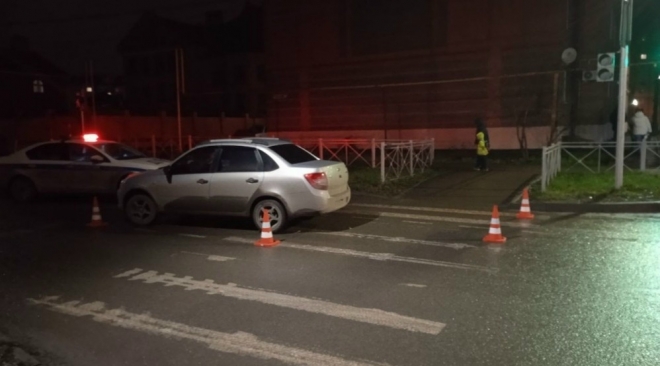 В Медведево водитель «Лады Гранта» совершил наезд на пенсионерку