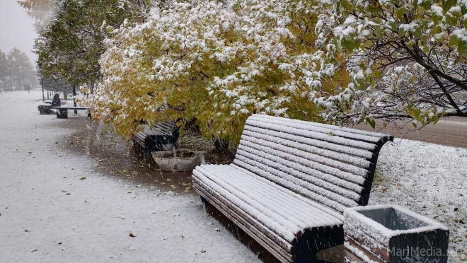 В Марий Эл снег будет идти до выходных