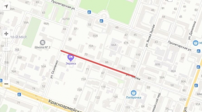 В Йошкар-Оле на две недели перекрыли часть улицы Чехова
