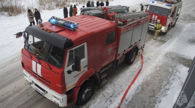 В Йошкар-Оле произошёл пожар в квартире на улице Васильева